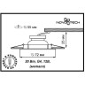Спот NOVOTECH FLAT встраиваемый NV-369344